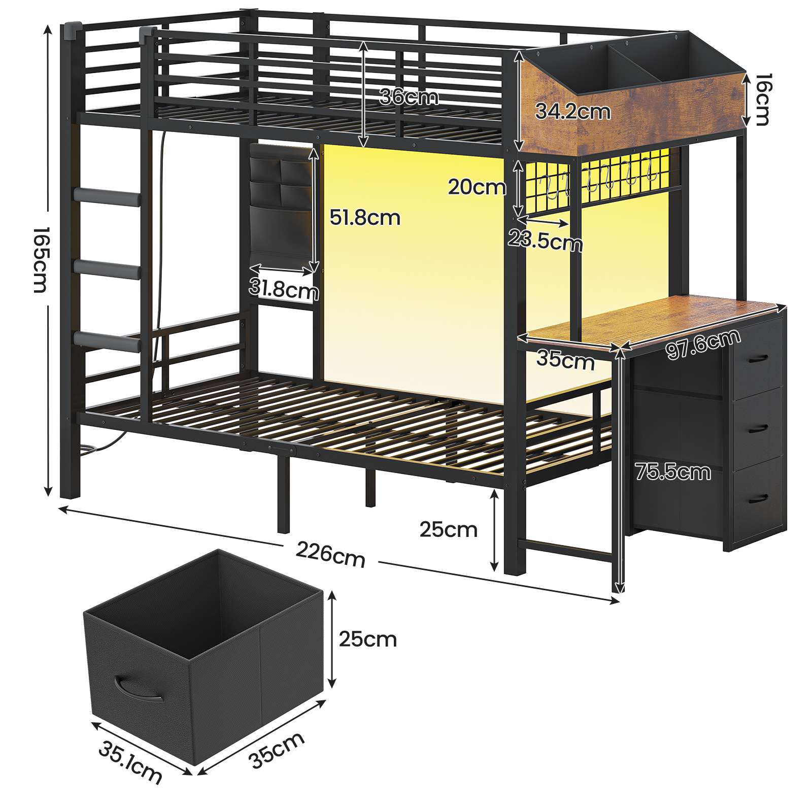 2 person desk
